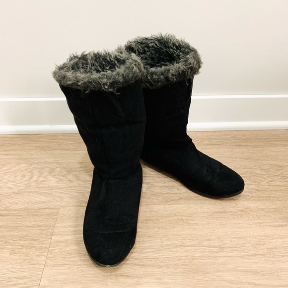 Rampage Black Boots - Picture 1 of 5
